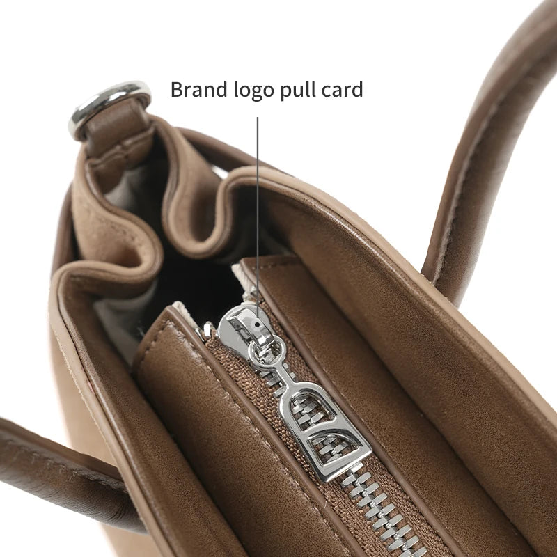 LA FESTIN Original Brand Women's Bag 2025 New Suede Bag Luxury Designer Handbag Boston Bag Shoulder Crossbody Bag Bowling Bag