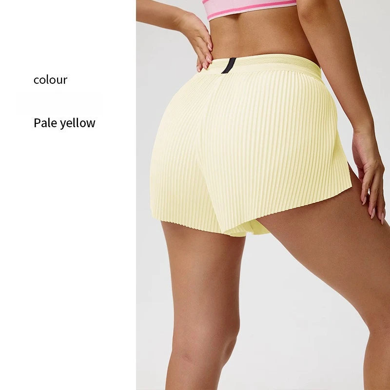 Womens Tennis Golf Skort Built‑in Liner Shorts Two‑Piece Look Sports Skirt Yoga Running Fitness Gym Workout Outdoor Short Skirt