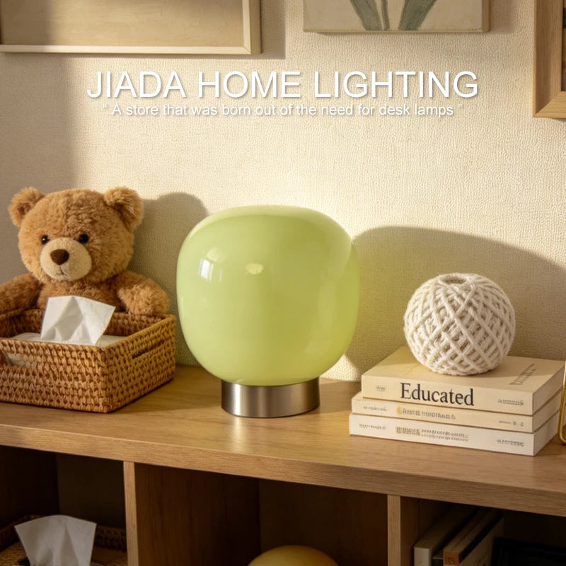 Mochi Glow Soft Light Table Lamp LED Modern Minimalist Compact Bedroom Bedside Home Illumination Decor Ambient Night Light