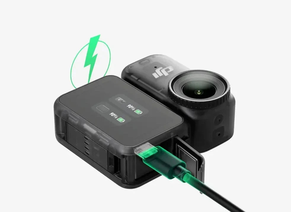 DJI Osmo Nano Standard Combo (64GB) 1/1.3" Sensor 4K/60fps &143° Wide FOV Dual DJI Microphones Direct Connection