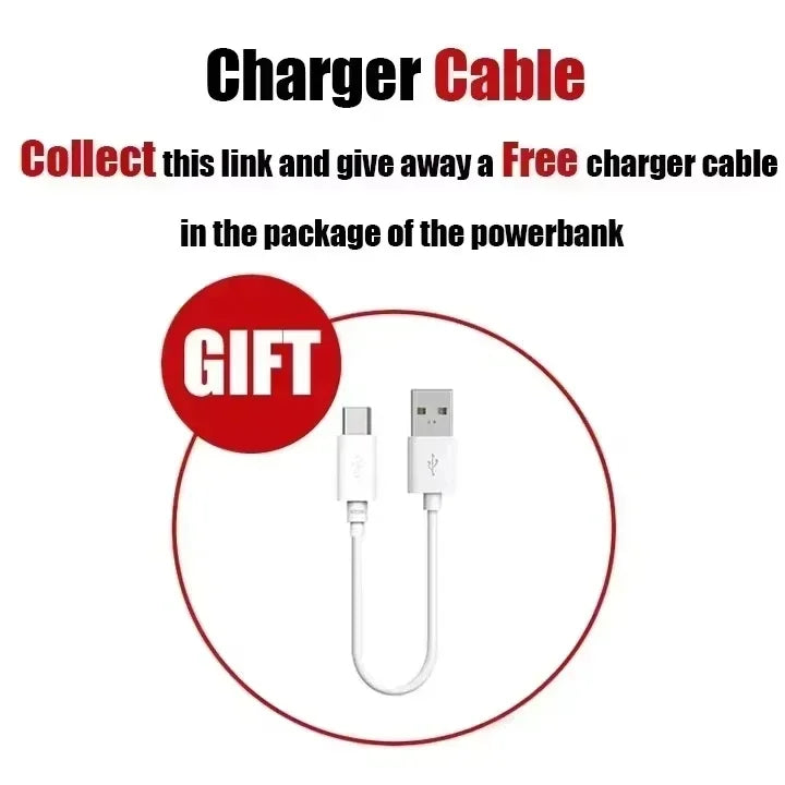 Lenovo CCC 500000mAh 140W Powerbank Super Fast Charging Portable Ultra Capacity Battery Charger LED Digital Display