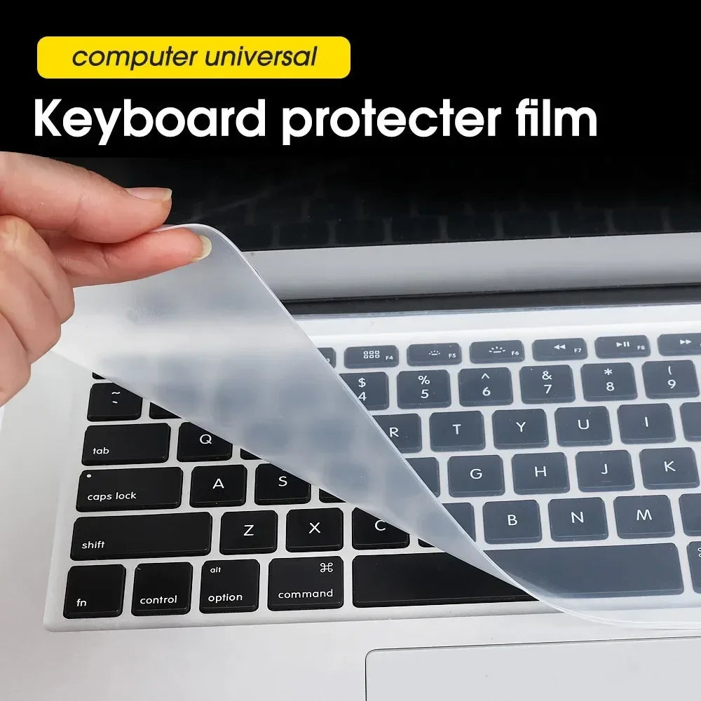 Universal Laptop Keyboard Cover Protector 12-17 inch Waterproof Dustproof Silicone Notebook Computer Keyboard Protective Film