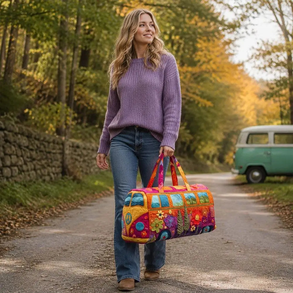 Durable 18x9x9cm Quilted Duffle Bag 3D Quilting Craft Large Capacity Fitness Short Bag Travel Handbag for Travel