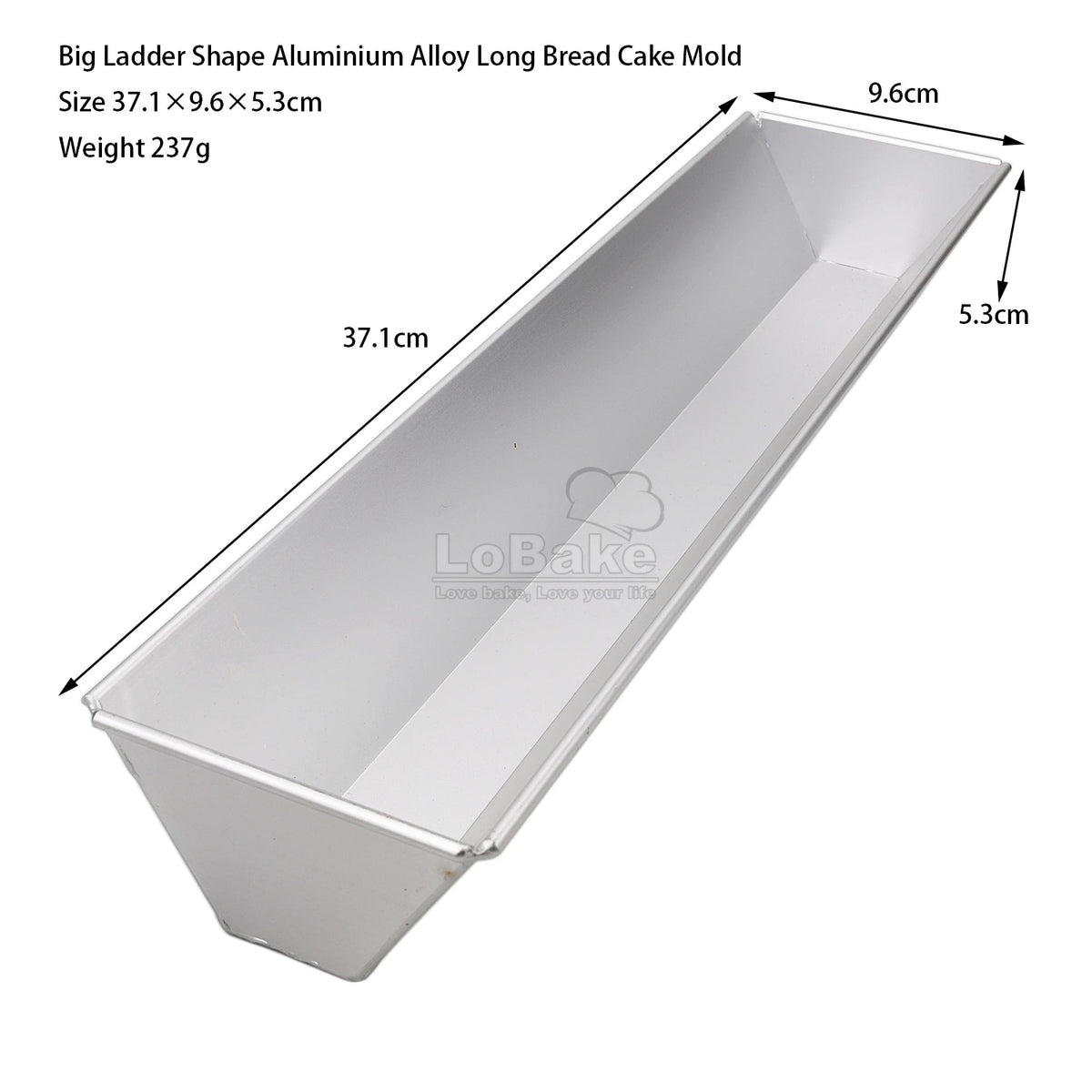 Long Style Bread Mousse Cake Mold Round Trigon Ladder Wavy Flower Shape Aluminium Dessert Steaming Moulding DIY Kitchen Gadgets