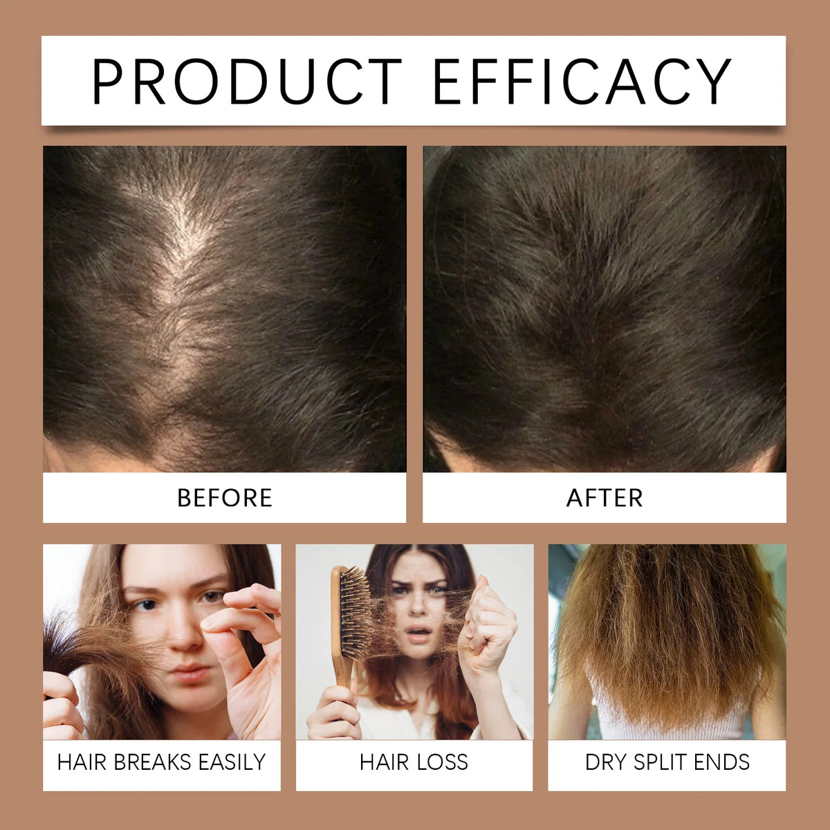 Batana Hair Growth Shampoo Nourish Hair Follicles Strengthen Root Smooth Frizzy Anti Hair Loss Treatment Thickening Hair Shampoo