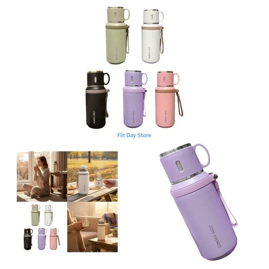 F92C Premium Nonrust Steel Water Bottle Leak proof Lid Multiple Color Office School Use