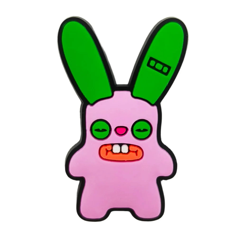 12/50Pcs Fuggler Monster Shoe Charms Cartoon Teeth Monsters Shoes Decoration Accessorie Buckle DIY Clogs Sandal Wristband