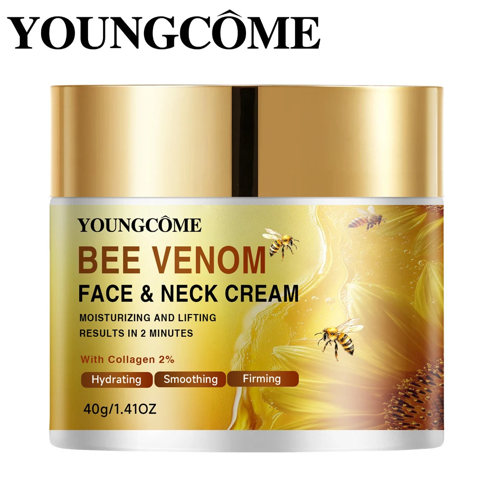 Bee Venom Face Cream Firming Lifting Soothing Lighten Redness Repair Damaged Skin Strengthen Barrier Brighten Nourish Face Cream