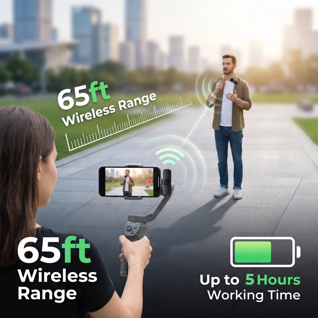 Wireless Lavalier Microphone for Lightning-Port Devices