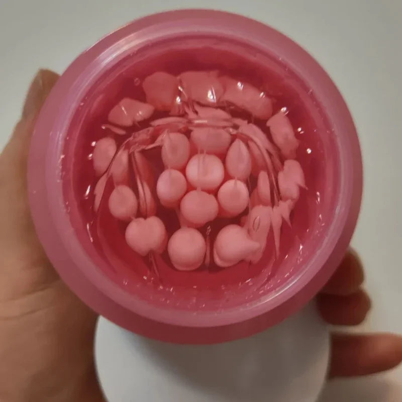 Korean Pink Collagen PDRN Capsule Cream with Niacinamide Cream for Uneven Skin Tone Lightweight Face Moisturizer Non Greasy Care