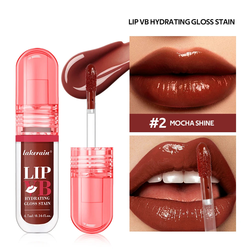 Lip IV Glossy Hydrating Lip Stain Instant Shine Long Lasting Moisture Nourishes Soothes Dry Lips Suitable For All Skin Makeup