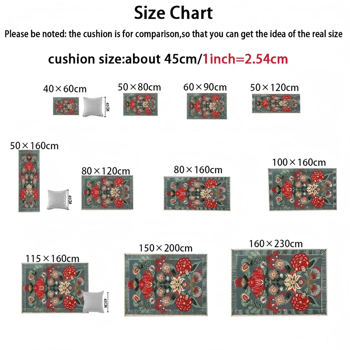 VIKAMA Super absorbent floor mat, super absorbent bath mat, super anti slip coral velvet bathroom floor mat, door mat
