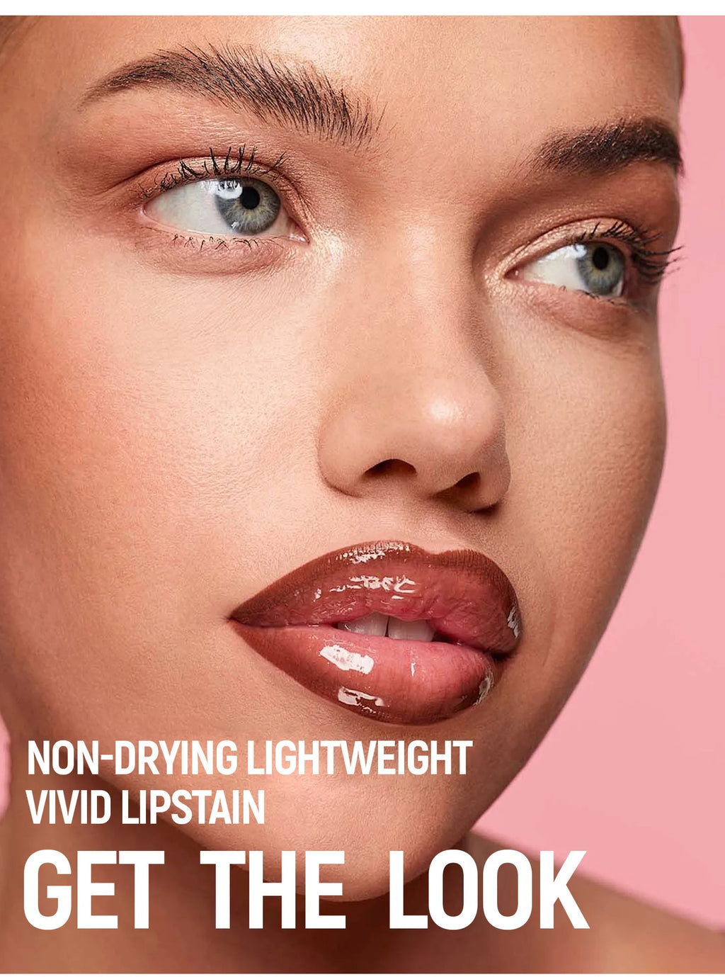 Brown Matte Lip Liner Lipstick Pencil Outlines Lip Contours 2-in-1 Mirror Glass Nude Brown Lip Gloss Makeup Waterproof Non Stick
