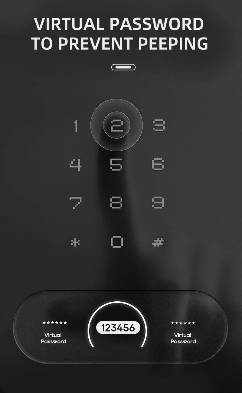 Wifi Tuya APP Password Door Lock Face Recognition Smart Lock With Camera  Digital Electronic Lock Automatic