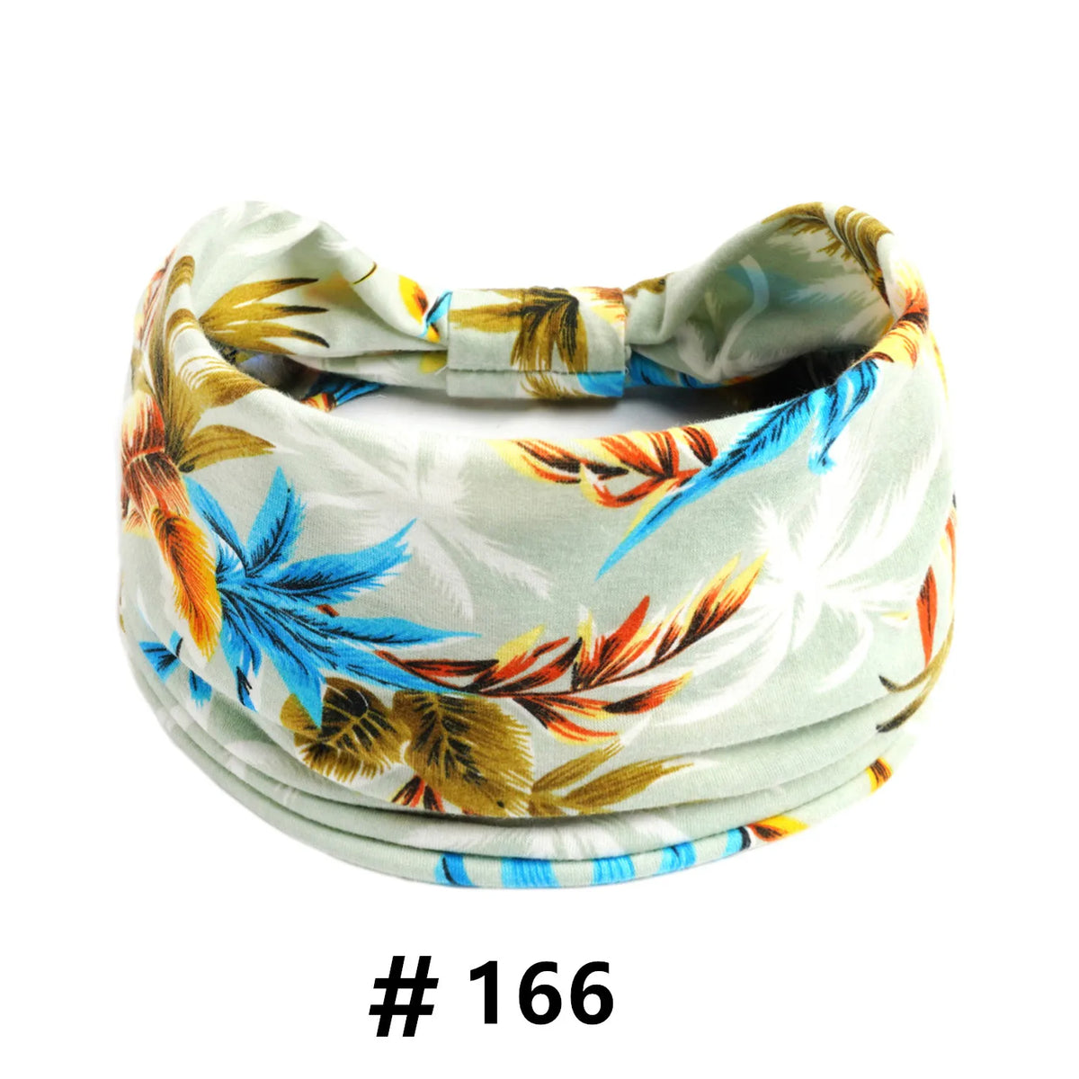 Boho Headbands for Women Cotton Wide Head Bands Stretch Hairband Non Slip Workout Yoga Running Turban Headwrap Hair Accessories