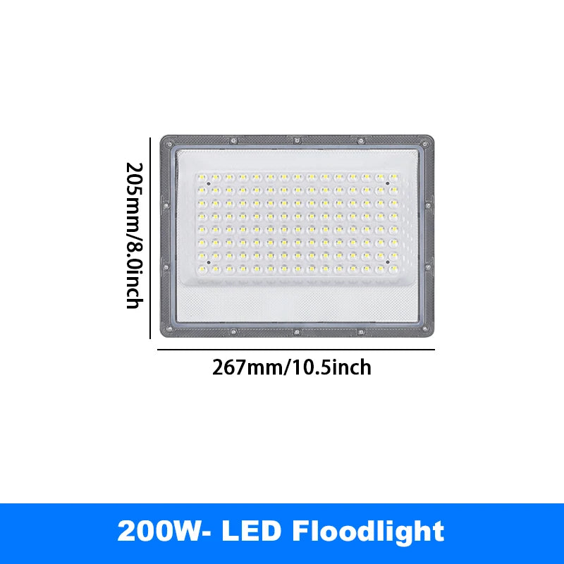 Led Floodlight Outdoor IP66 Waterproof 50W 100W 200W 300W 500W 220V Reflector LED Garden Lighting Street Lamp Wall Flood Lights