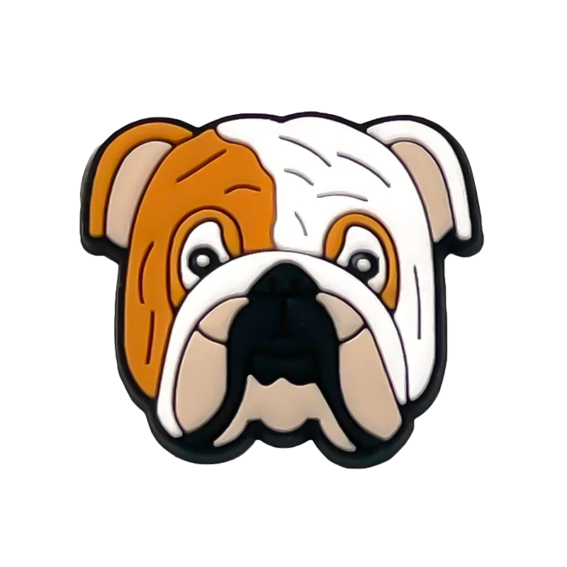 1pcs PVC Dog Shoe Charms Corgi Bulldog Puppy Husky Shoe Decoration Pins for Women Men Kids Sandal Accessories Buckle Ornament