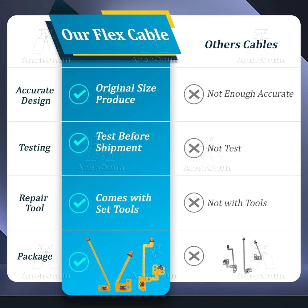 ZL ZR L Button Flex Cable for Switch/Switch OLED Joycon Replacement Repair Part Fix Unresponsive Shoulder Button & Broken Ribbon