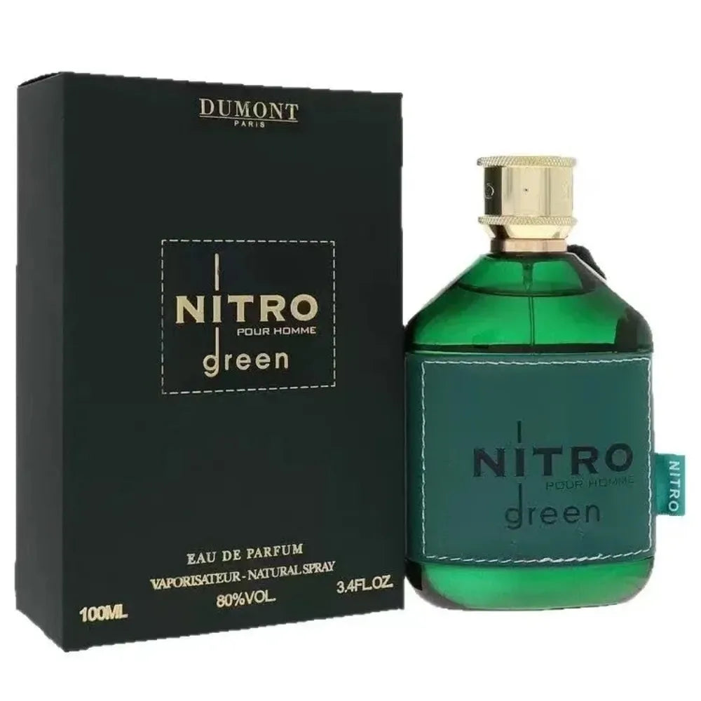 Luxury Men Eau De Parfum Spray, Long Lasting Fragrance, Premium Scent, Nitro Red Blue Black Green Similar Perfume, 100ml