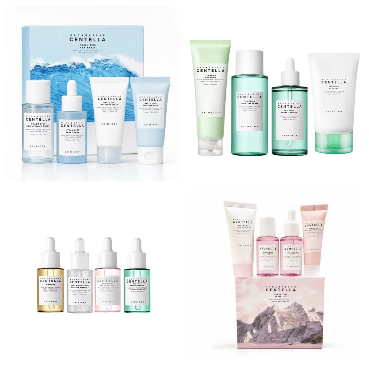 Hot SKIN1004 Madagascar Centella Hyalu-Cica Watery Serum 100ml Lightweight Non-greasy Pore Care Deep Moisture Skincare Skin Type