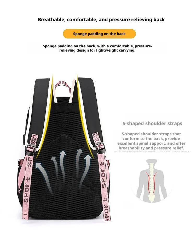 Aphmau Anime Backpack for Teenager Back To School Bookbags Fashion Trend Student Laptop Bagpack