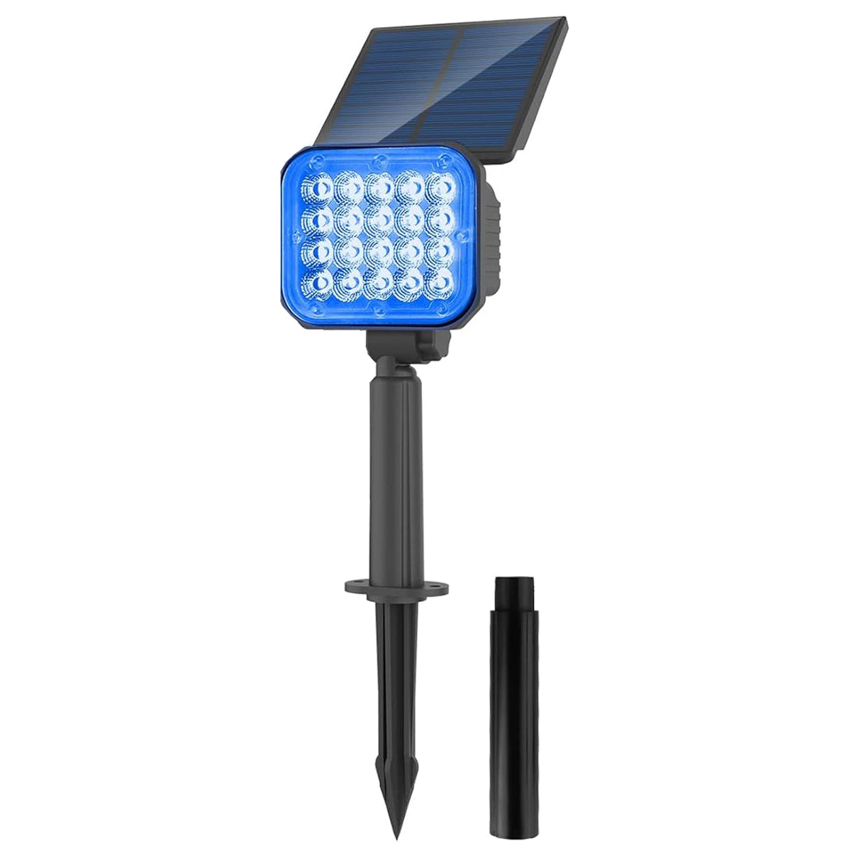 Solar LED Light Outdoor IP65 Waterproof Blue Light Solar Power Light Lawn Light For Garden Decor Solar Wall Light Outdoor
