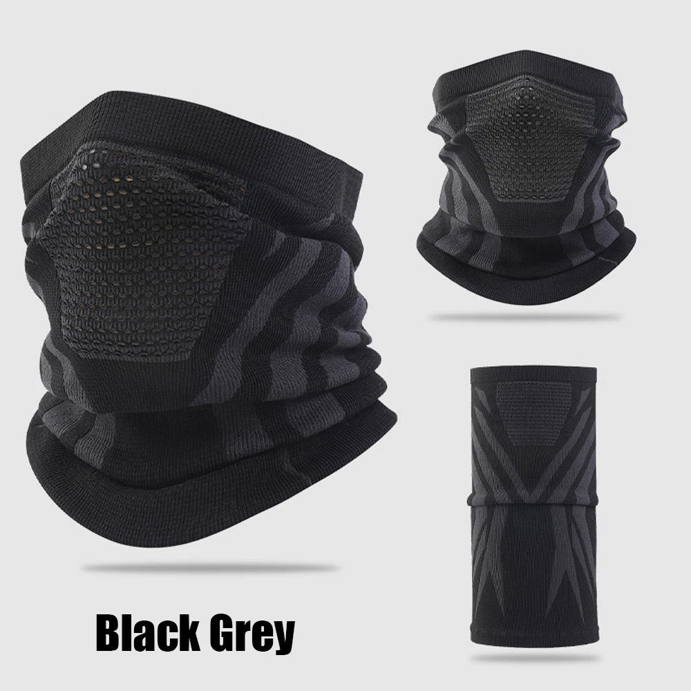 1pc/2pcs/3pcs Unisex Winter Breathable Warm Ski Mask Bike Motorcycle Half Face Mask Scarf Outdoor Hiking Fishing Cycling Mask