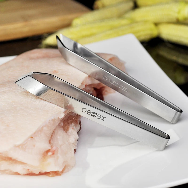 Stainless Steel Fish Bone Tweezers – Kitchen Tool