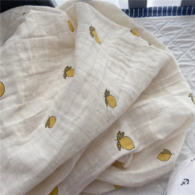 Baby Blankets and Diapers Organic Cotton Baby Comforter Muslin Squares Acacia Newborn Receiving Blanket Bedspread Bedding