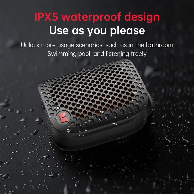 Mini Outdoor Speaker M3 TWS Stereoscopic Wireless Touch Speaker Lightweight Bluetooth 5.4 Magnetic Clip Sports Music Player