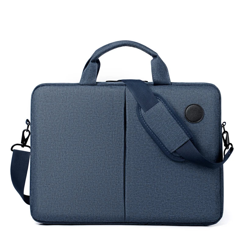 1pc Men's Business Commuter Laptop Bag 15.6-inch Lightweight Men's Laptop Briefcase Men's Commuter Shoulder Bag
