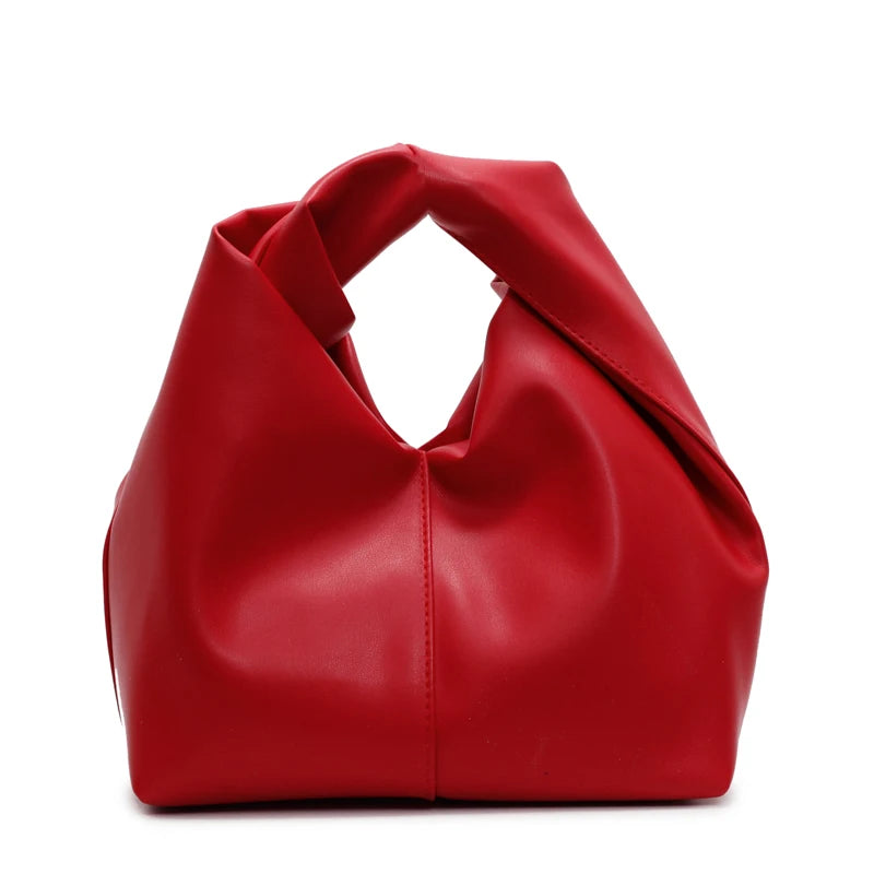 LEFTSIDE Design Small PU Leather Shoulder Bag For Women 2025 New Trend Fashion Y2K Handbags and Purses Females Bucket Bag