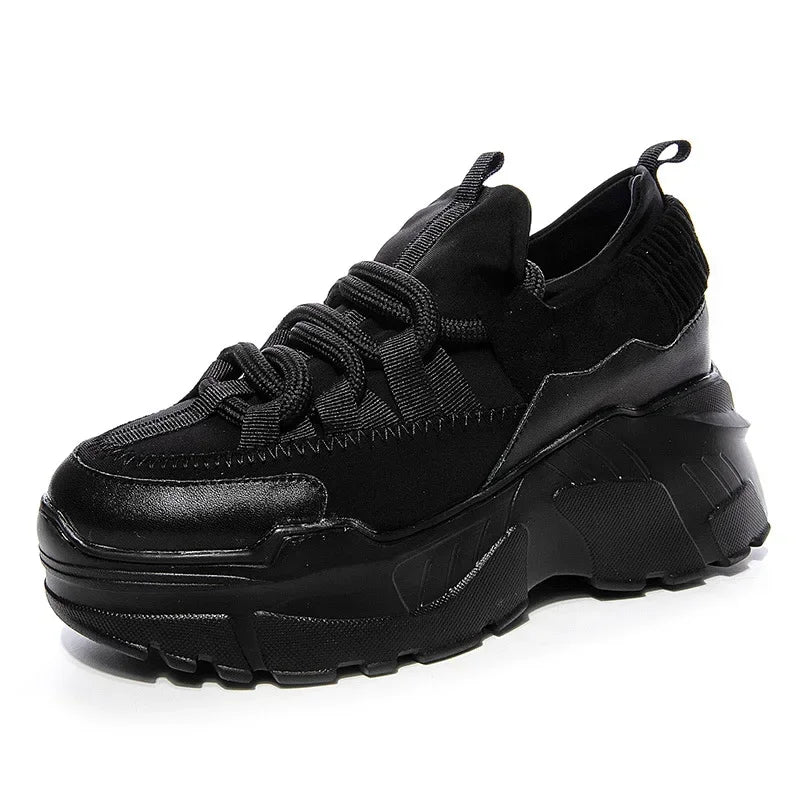 White Sneakers Women Sports Shoes for Women Inner Height Increasing Women's Shoes Winter Warmth Platform Shoes Zapatillas Mujer
