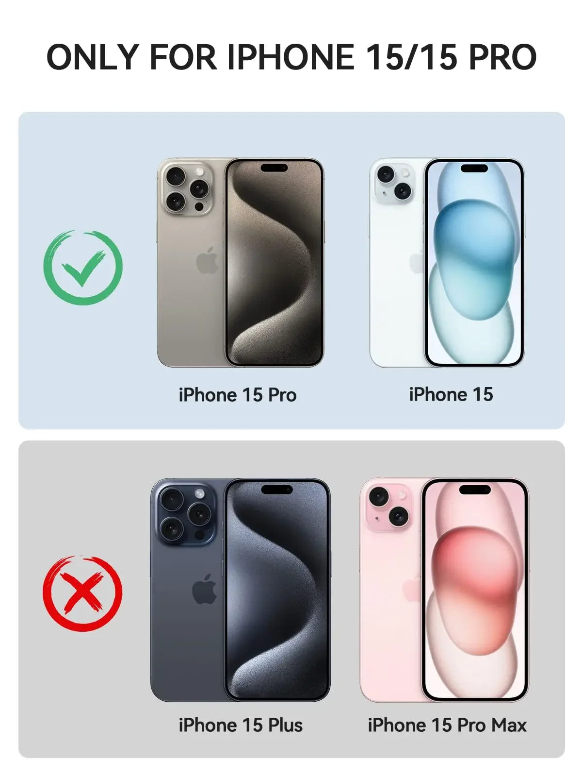 NEWDERY 4800mAh Battery Charger Case for iPhone 12 13 14 15 Pro Max/12mini/13mini Power Case Portable Charging Power Bank Cover