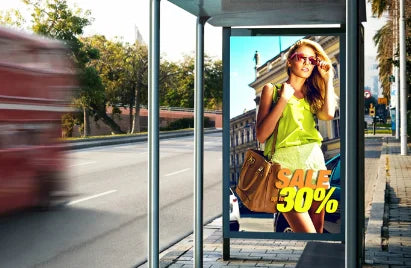 IP67 Waterproof 55 Inch AR LCD Panel Vertical Sunlight Readable 5000Nits Cut UV Advertising CMS Player Digital Signage