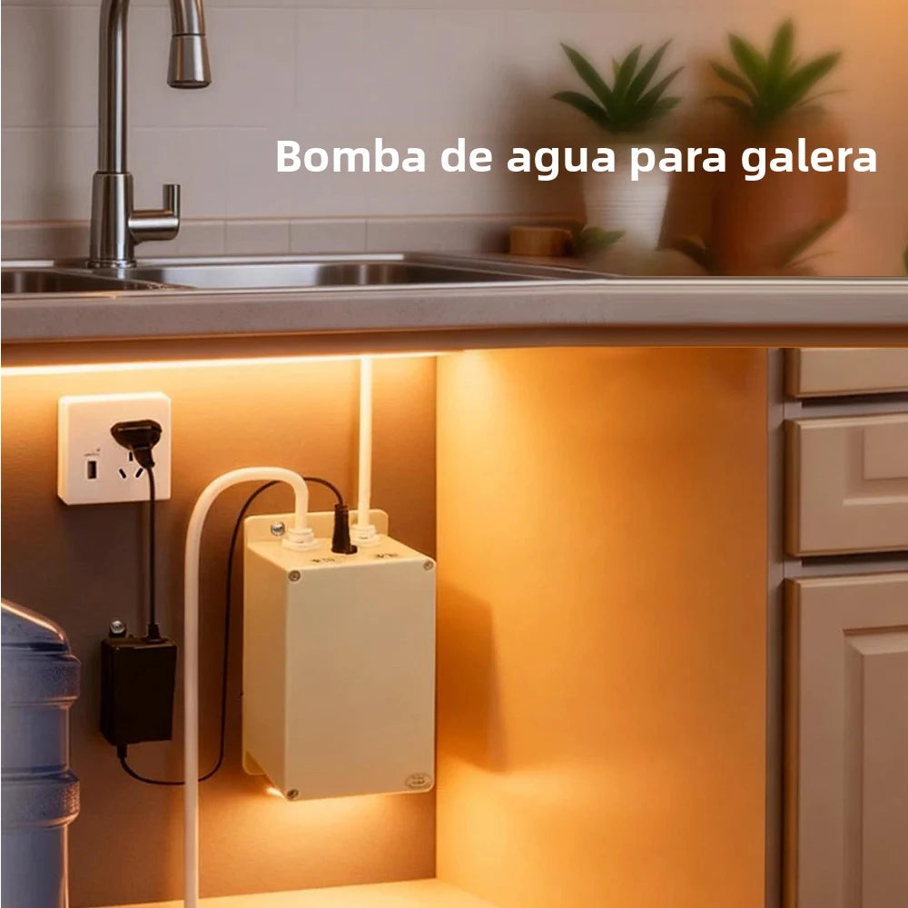 Automatic Water Suction Pump 12V Electric Water Pump Faucet Galley 1.5 L/ min Caravan Motorhome Boat Kitchen Water Pump