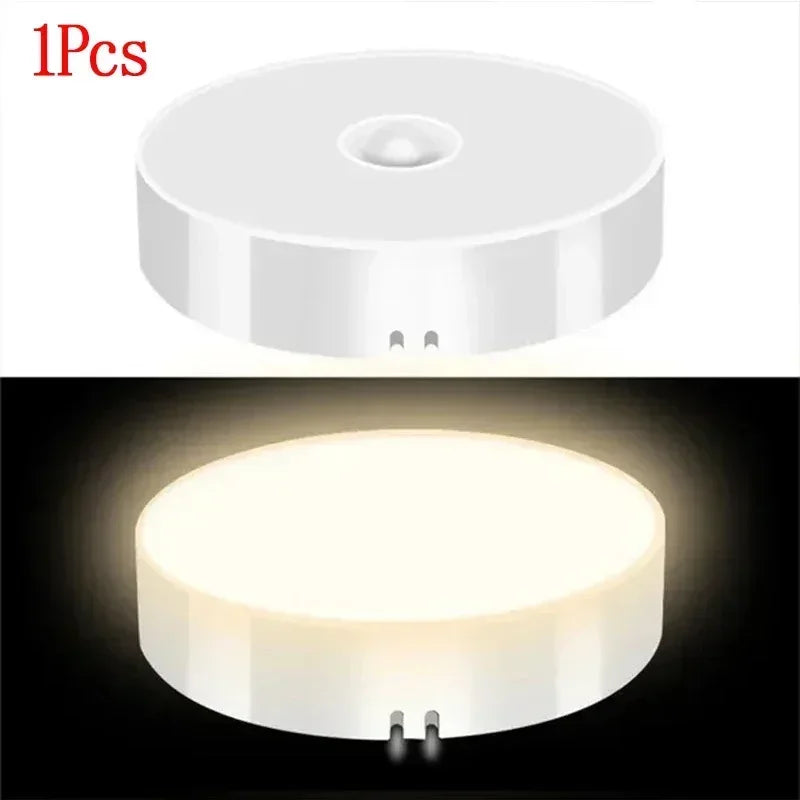 GGbingo-Motion Sensor^&^% LED Night Light USB /*Rechargeable-Kitchen Cabinet, Wardrobe Lamp# Staircase, Wireless Closet Light@@