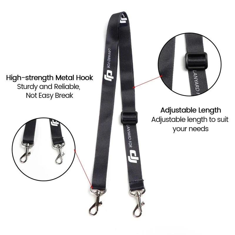 Lanyard Neck Strap for DJI RC/RC 2/For DJI Mini 5/4/3 Pro/Air 3/Mini 3/Mavic 4/3 pro Remote Controller Accessories