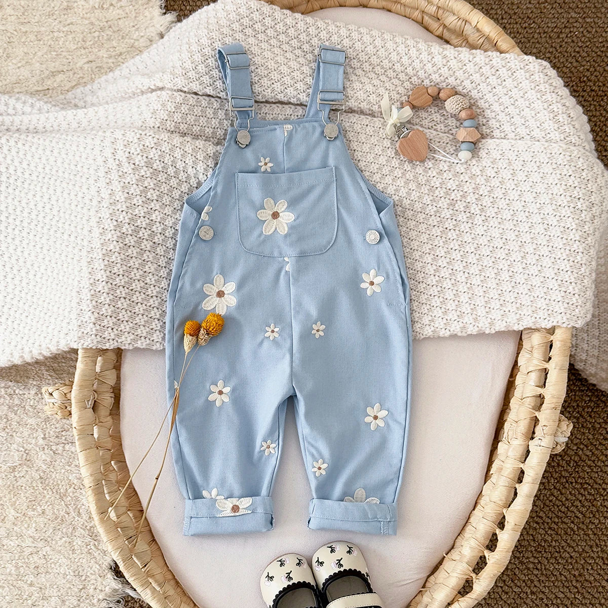 Newborn Baby Rompers Fashion Embroidery Sleeveless Knitting Infant Kids Boys Girls Strap Jumpsuits Clothes Summer Toddler Wear