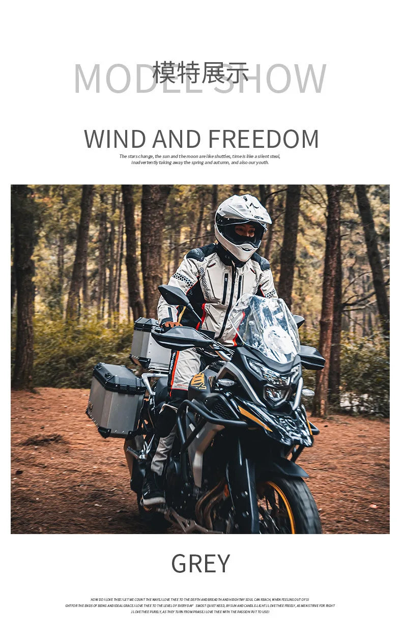 Waterproof Motorcycle Jacket Men Blouson Moto Autumn Winter Cold-proof Motocross Motorbike Riding Clothing Motorcycle Equipment