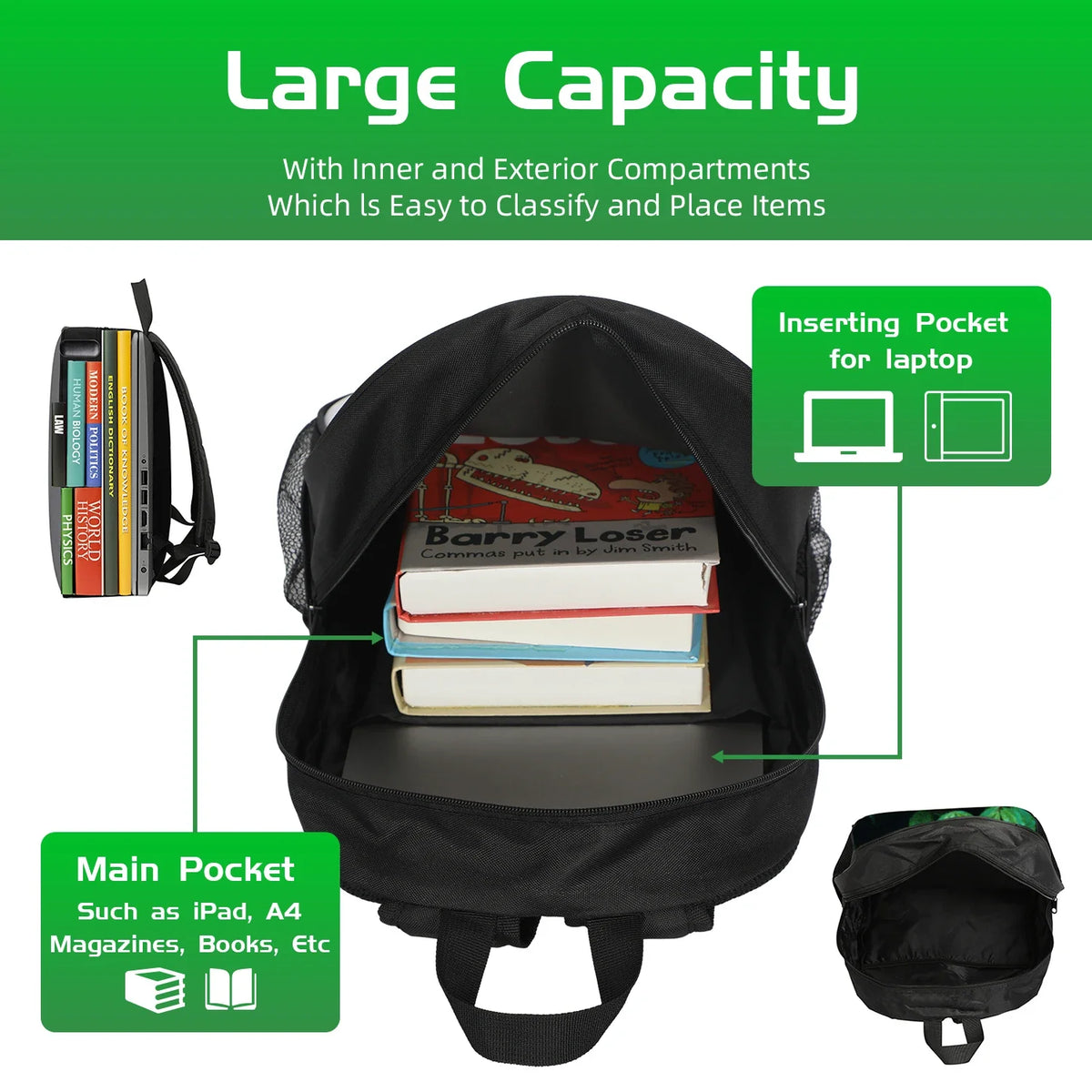 3Pcs Set Backpack Shoulder Bag Pencil Bags Bookbag child Mochila Sports Schoolbag Kids Gift L-Lamin Yamal Football Star Rucksack