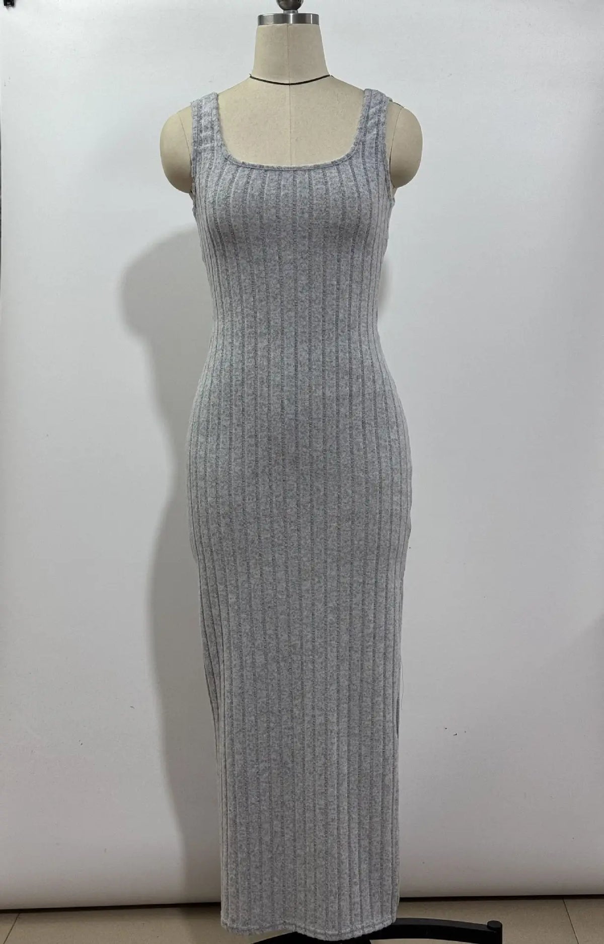 Elegant Slim Knitted Dresses Women New Sexy Hollow Out Backless Bodycon Long Dress Streetwear Fashion Casual Solid Lady Dress