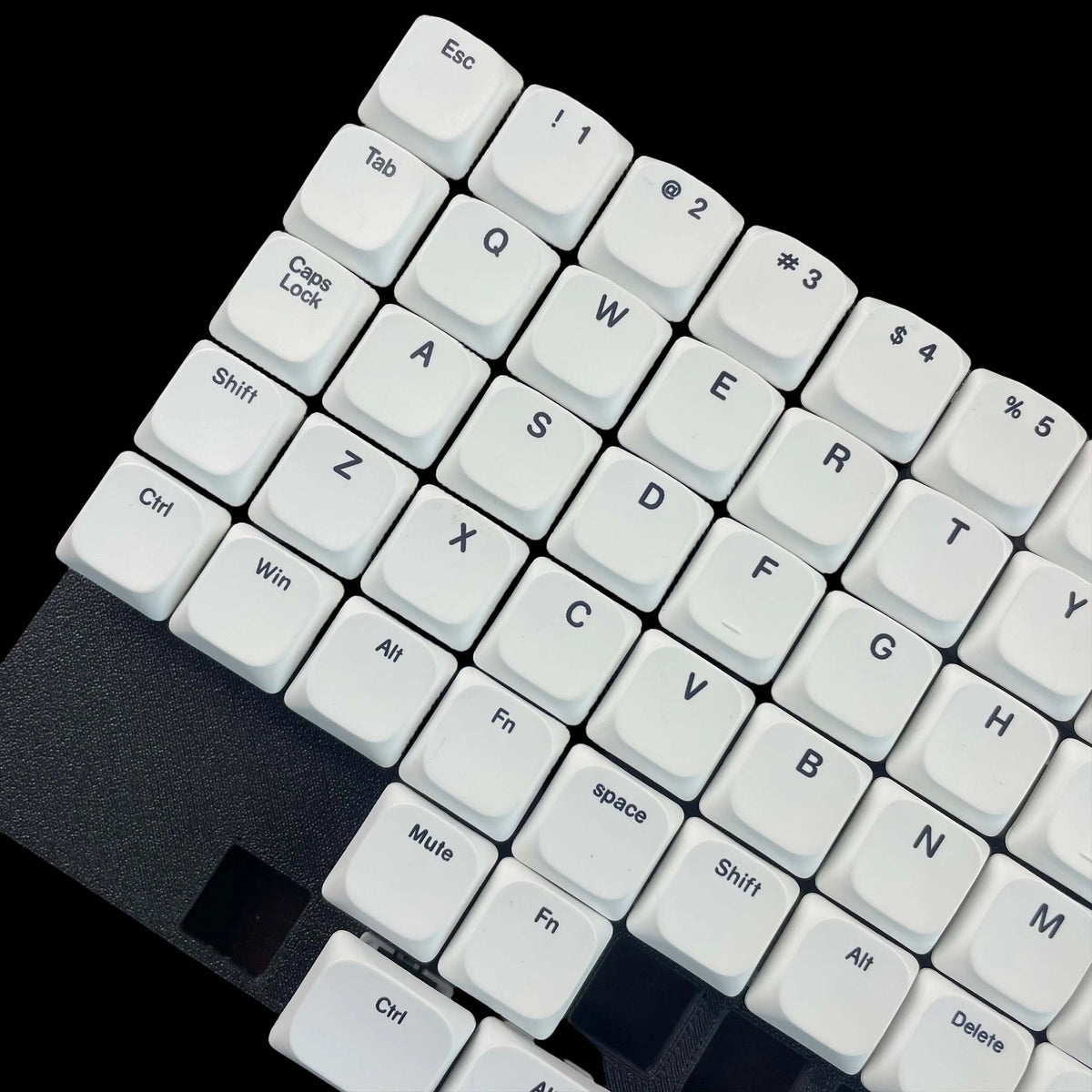 75-Key Ultra-Thin PBT Keycaps, Low Profile MX Stem PBT Material Dye-Sub for Corne Sofle Lily VELVE L-P Symmetric Split Keyboards