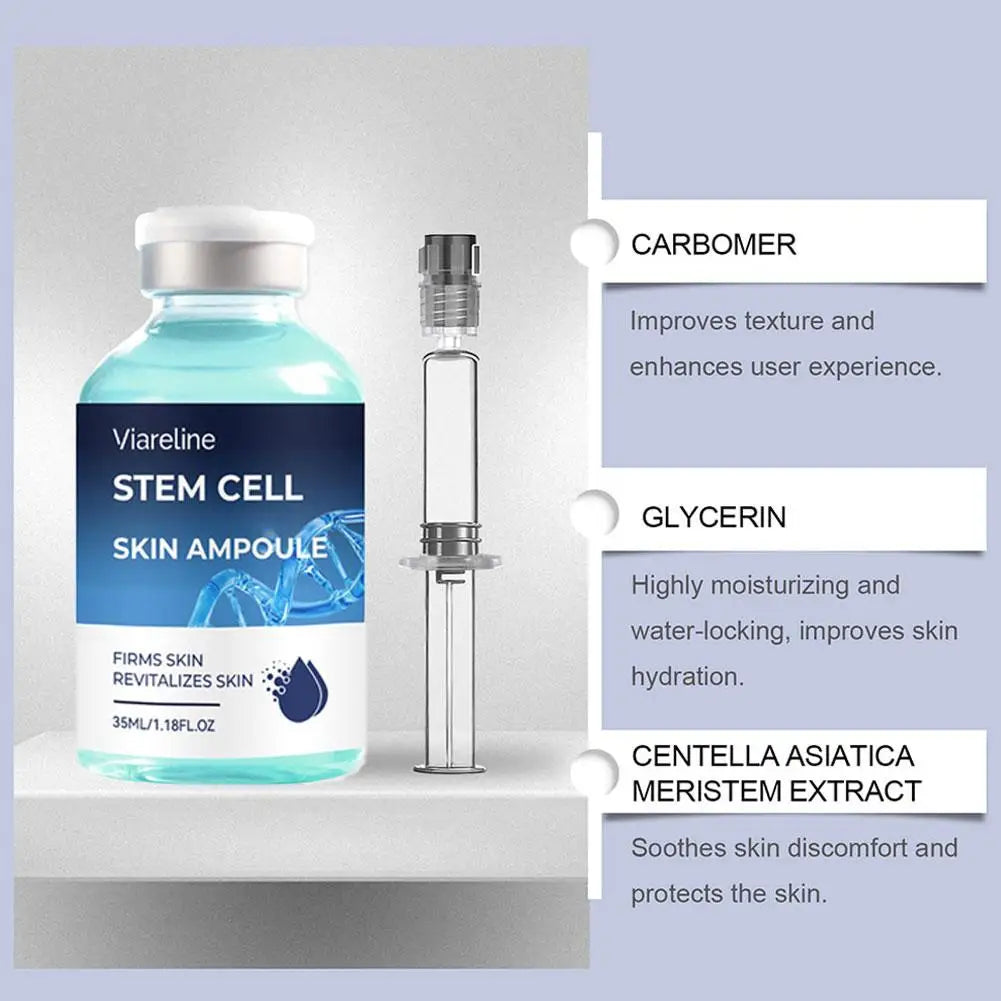 1/2/3PCS Stem Cell Skin Ampoule 35ml Anti-Aging Firming Essence Reduces Fine Lines Rejuvenates Face Serum Skin Care