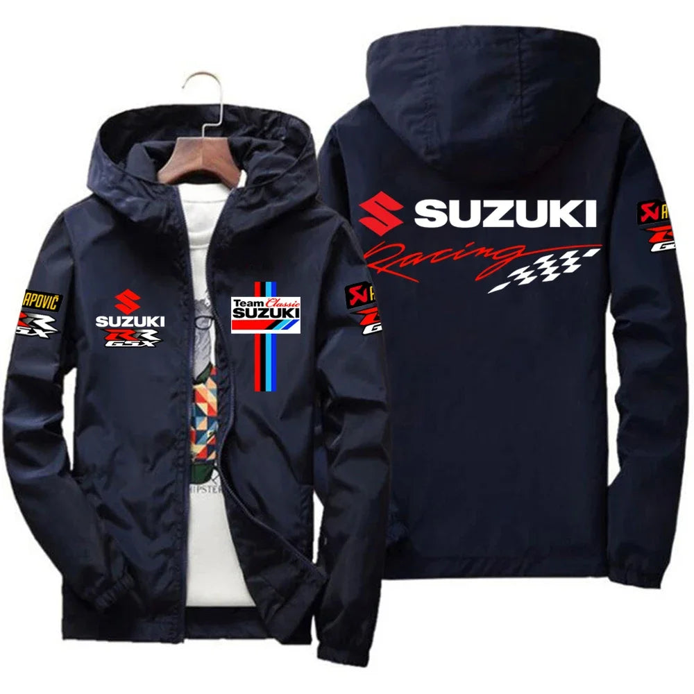 2026 Suzuki Motorcycle New Spring and Autumn Jacket Men's Windproof Jacket Casual Fashion Sports Outdoor Cycling Jacket