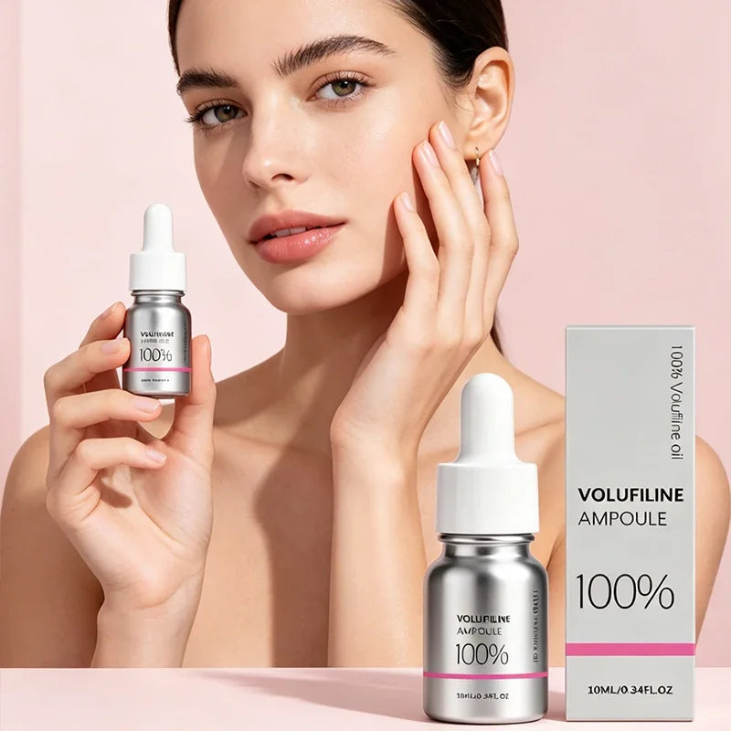 Volufiline Asiatica Ampoule 10ml Plumping Soothing Facial Serum Hydrating Moisturizing Essence Gentle Daily Skin Care Ampoule