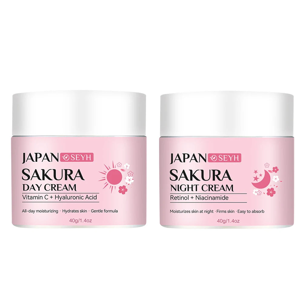 Day Night Repair Cream Rich in Retinol 20% Vitamin C 5% Niacinamide Hydrating Tightening Moisturizing Anti-Aging Skincare Set Su