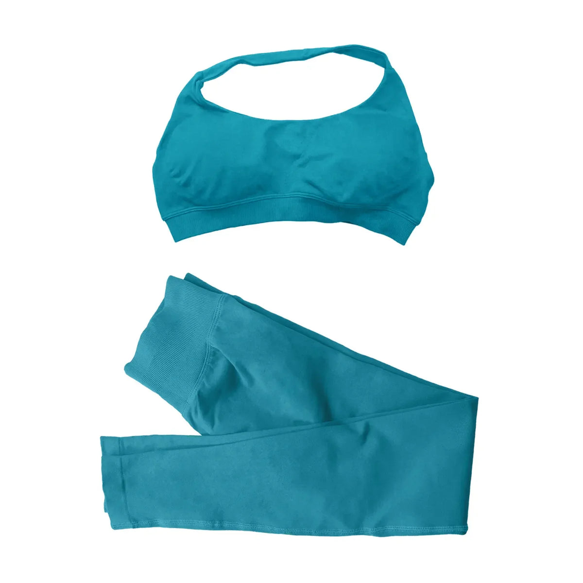 NCLAGEN Women Sportwear 2 Piece Yoga Set Sports Bra and Leggings Seamless Suit Fitness Clothing Gym Workout Speed Activewear