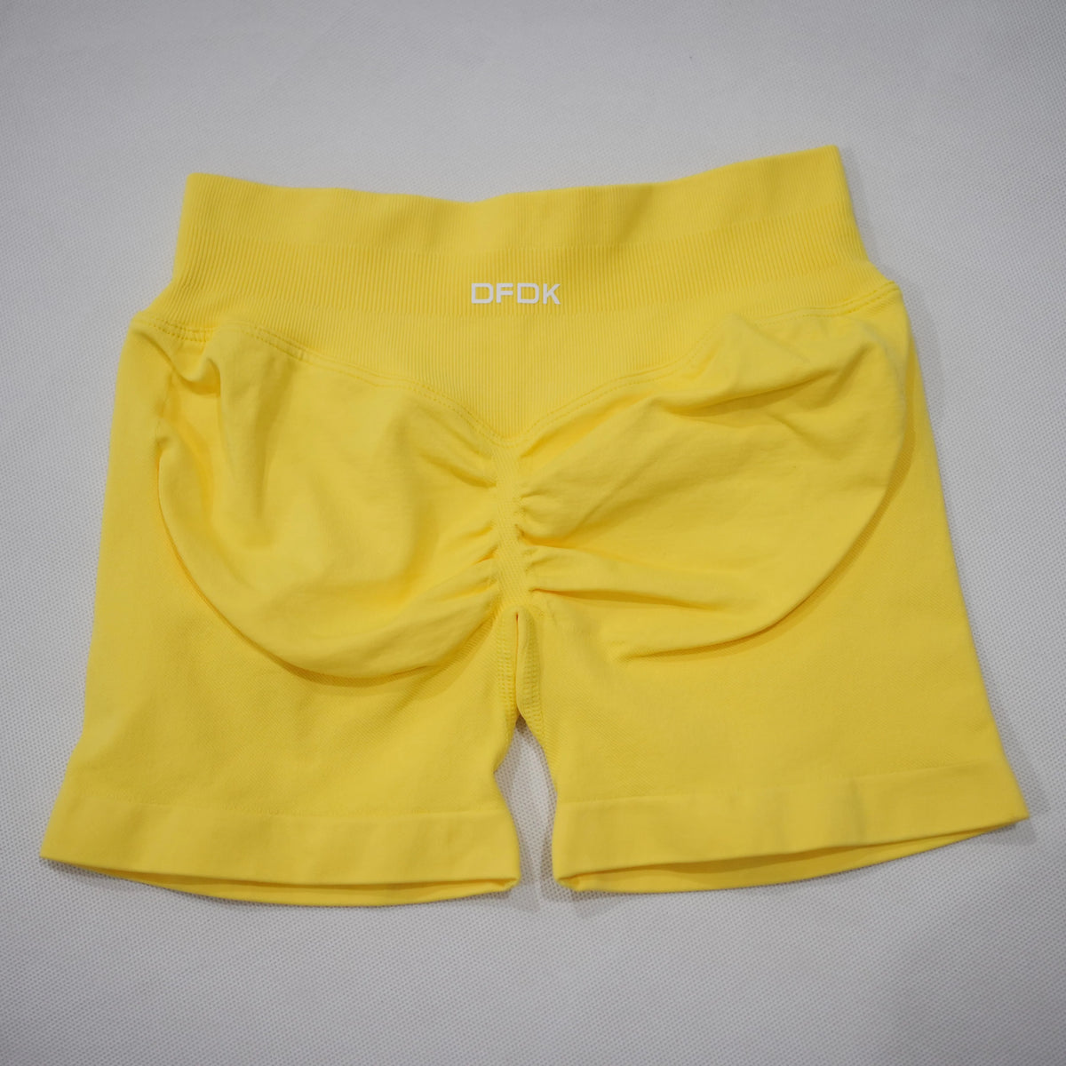 DFDK Women High Waist Yoga Shorts Scrunch Butt Lift Squat Proof Push Up Workout Shorts Gym Running Fitness Athletic Shorts