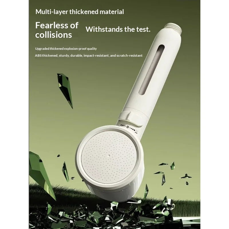 High Pressure Filter Shower Head, Dual Filtration Chlorine Removal Skin-Friendly